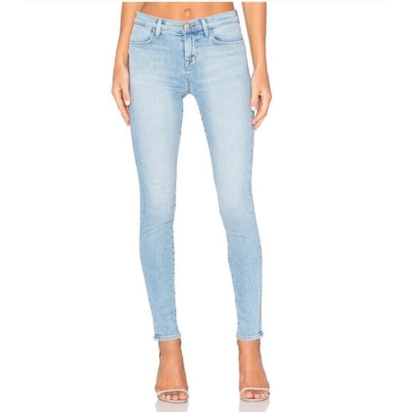 J Brand Capri Beach Line Jeans Light Blue - 24 Excellent - Cropped Fit - Picture 1 of 16